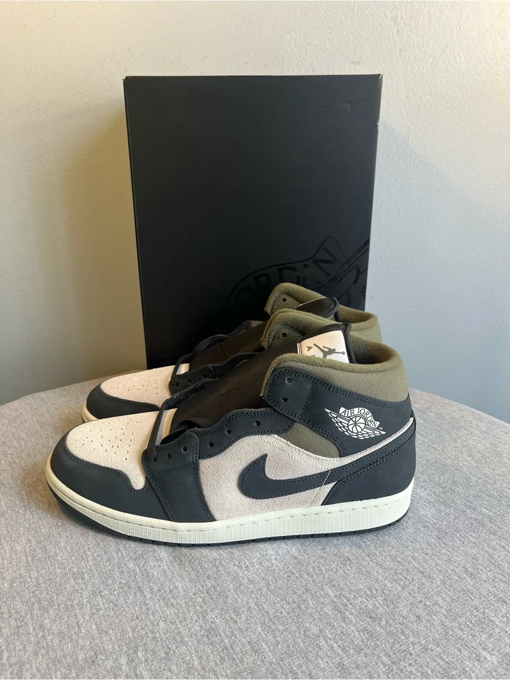 Nike Air Jordan 1 Mid SE Off Orewood Brown Off Noir Men’s Size 11 HV4091-102